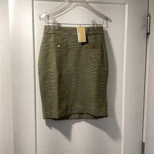 NWT Michael Michael Kors Skirt Army Green